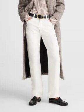 Madewell Straight Leg Jeans in White
